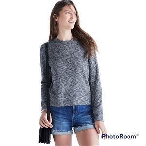 Madewell  Marled Mockneck Top 